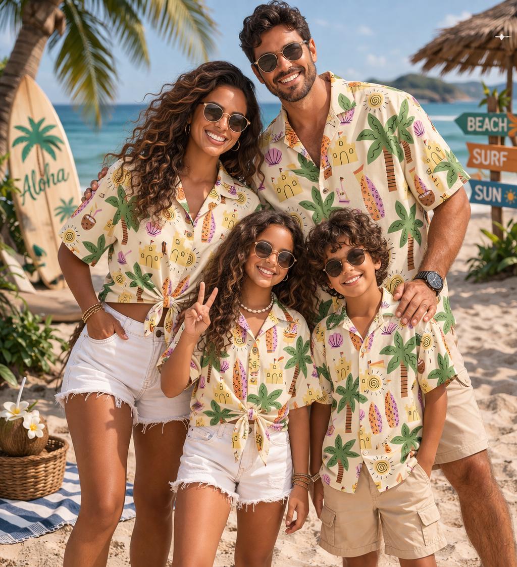 Hawaiian Children's Shirt Plan - Parent Of Plant 评论和价格